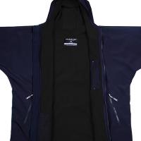Two Bare Feet Kids Weatherproof Packable Changing Robe & Travel Bag - Marine Blue / Black Extra Image 2 Preview